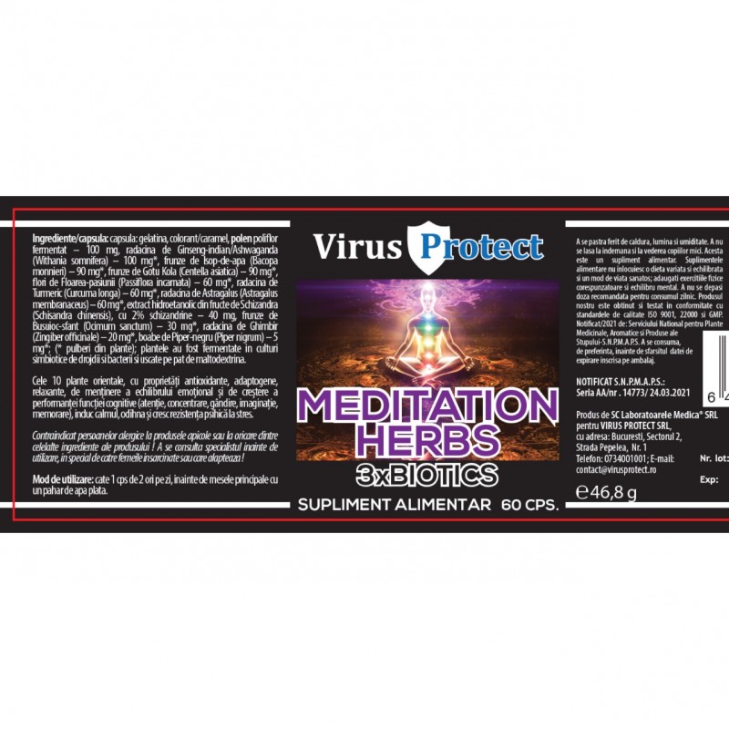 MEDITATION HERBS 3xBIOTICS