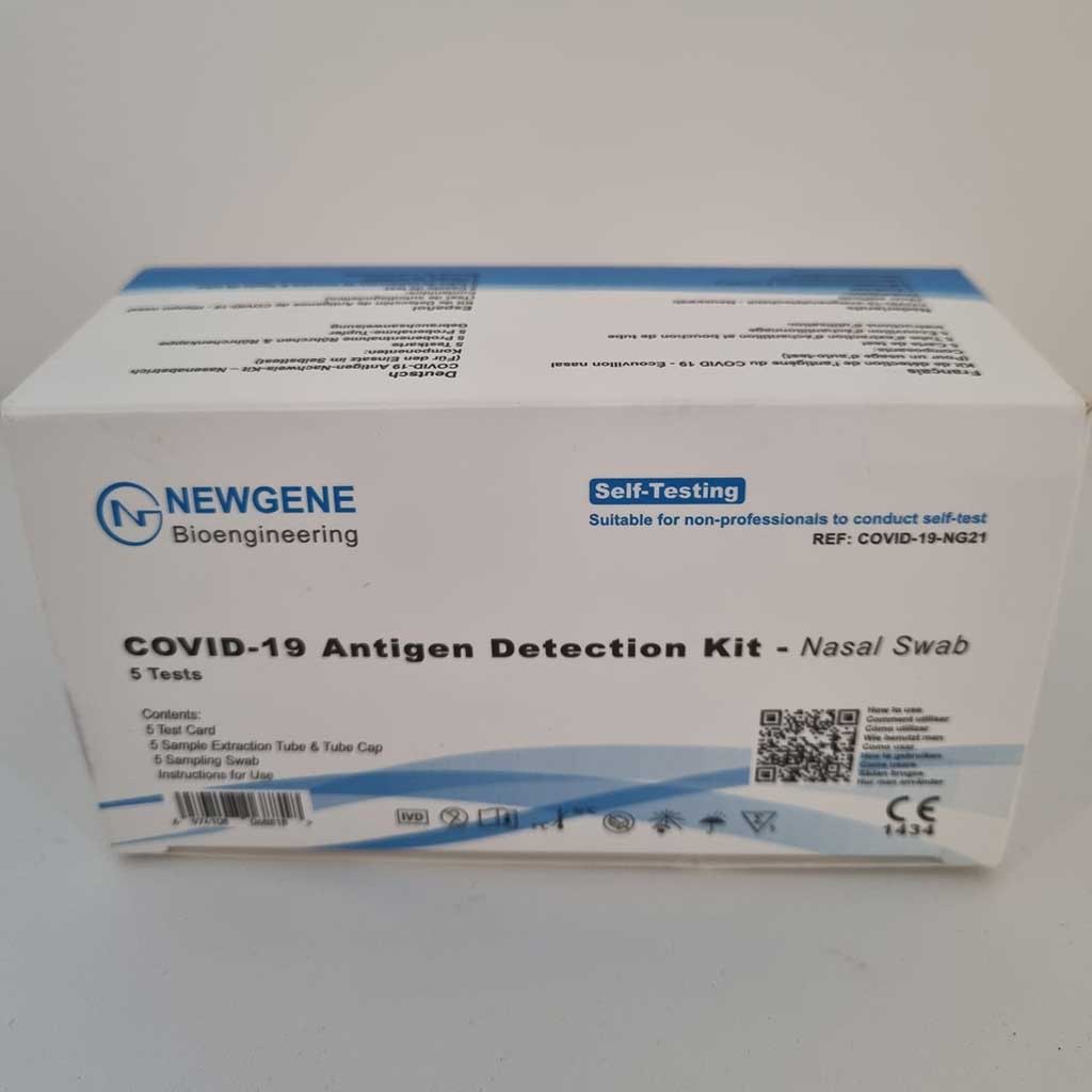 NEWGENE Test Rapid Antigen COVID-19 Nasal 5 Buc