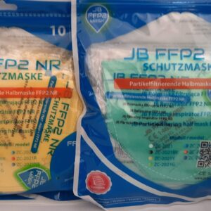 Masca protectie colorate FFP2 – 10 BUC